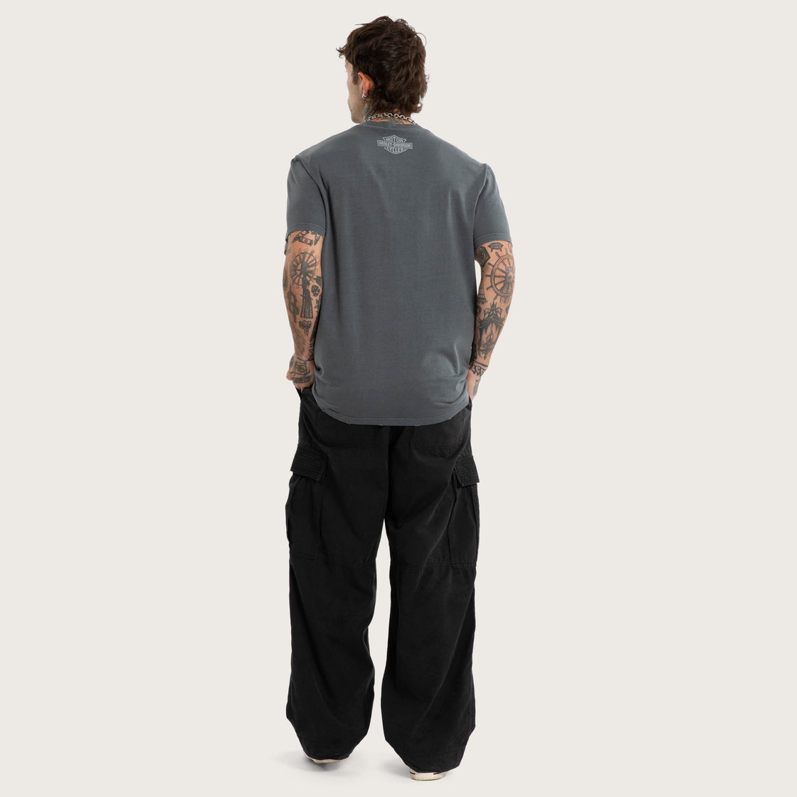 Harley-Davidson x Kiss Chacey Downshift Relaxed Tee - Pigment Turbulence