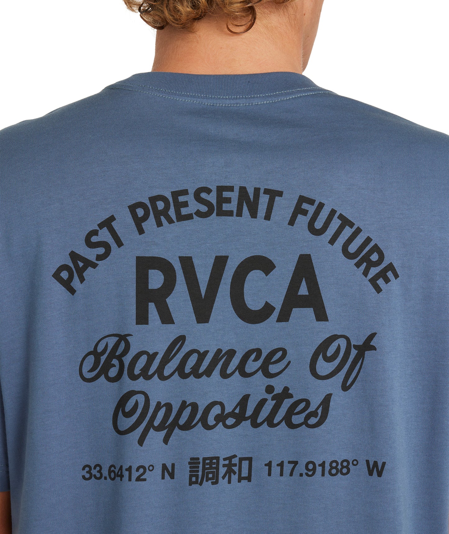 RVCA Textfull Tee - Vintage Navy