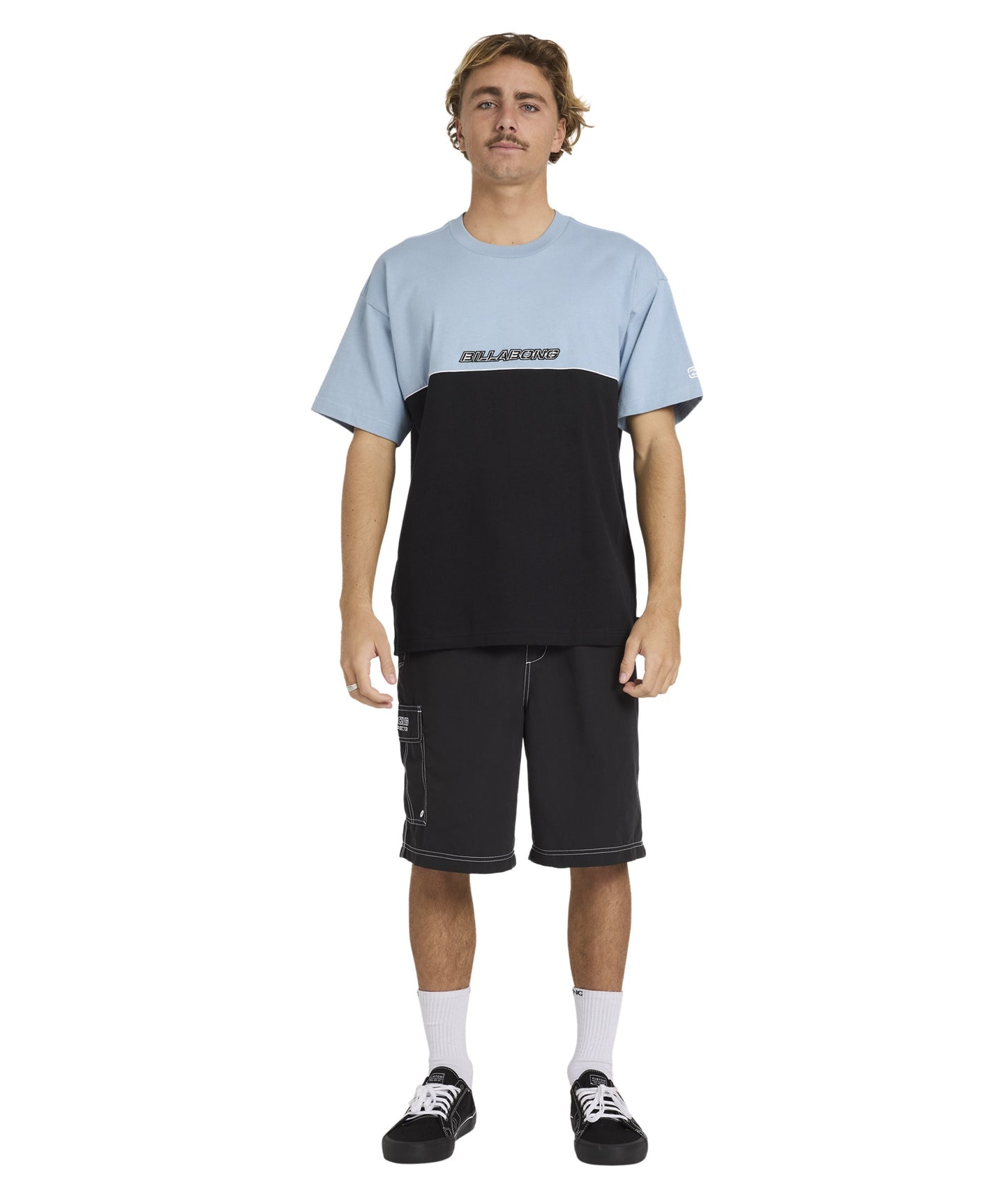 Billabong Spec 73  Legacy Tee - Dusty Blue