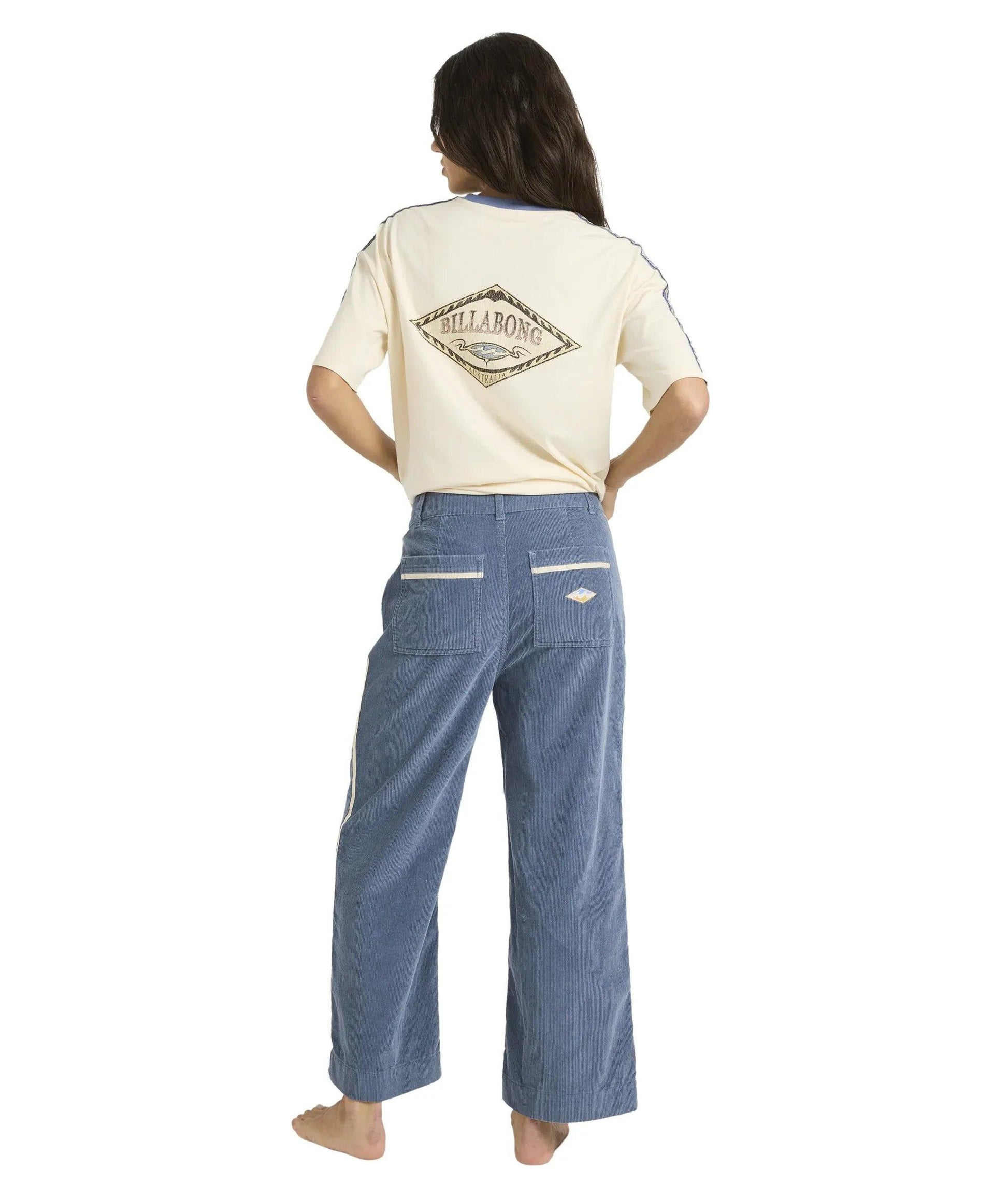 Billabong Sea Tone Corduroy Pants - Stone Blue - Guys & Girls Surf n Street