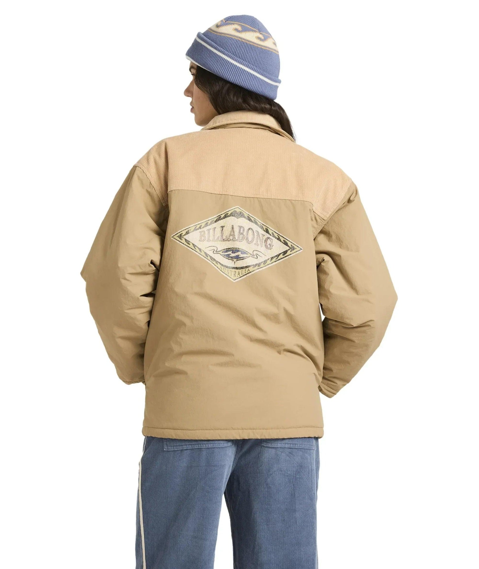 Billabong The Original Vibes 2 Jacket - Cement - Guys & Girls Surf n Street