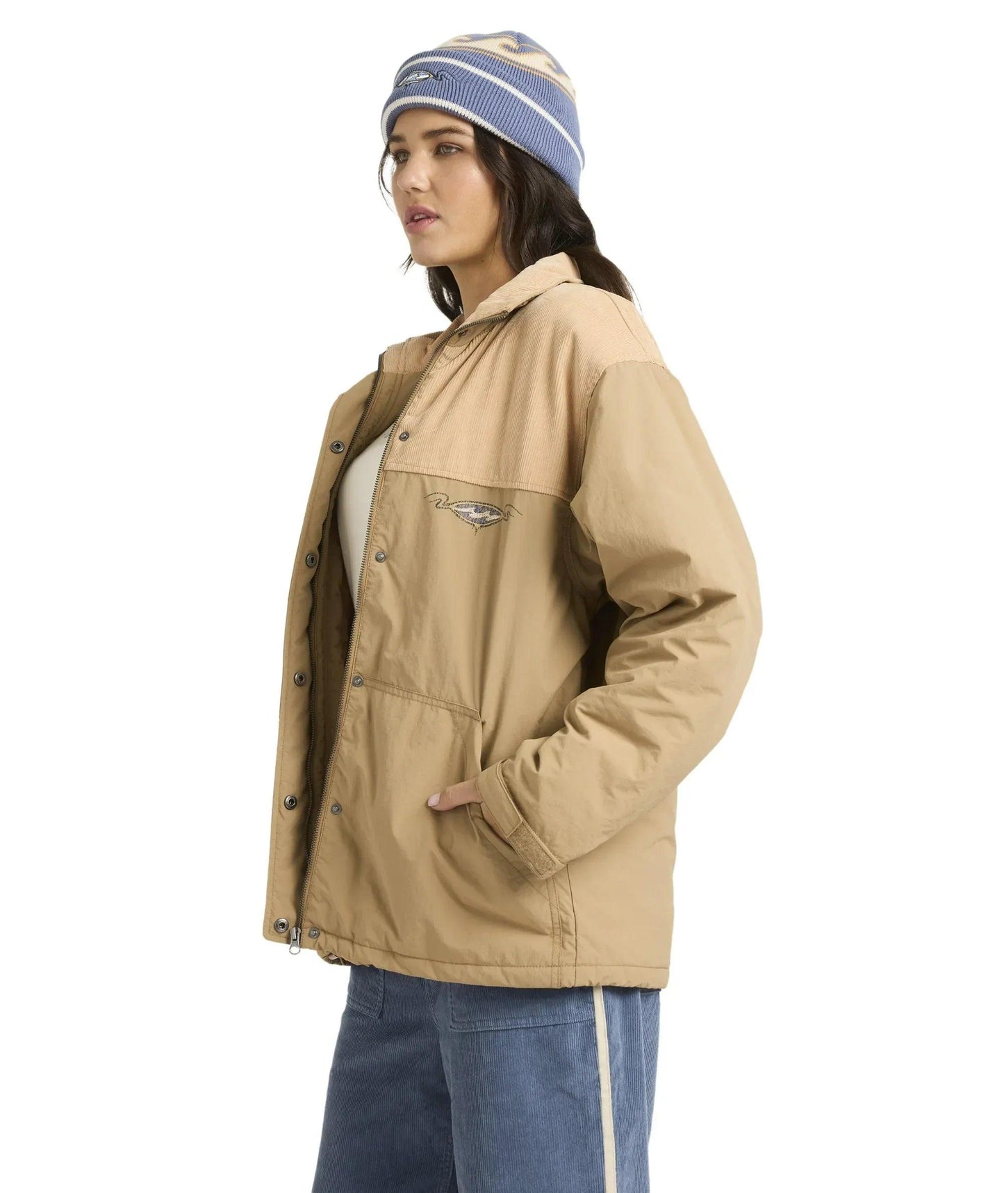 Billabong The Original Vibes 2 Jacket - Cement - Guys & Girls Surf n Street