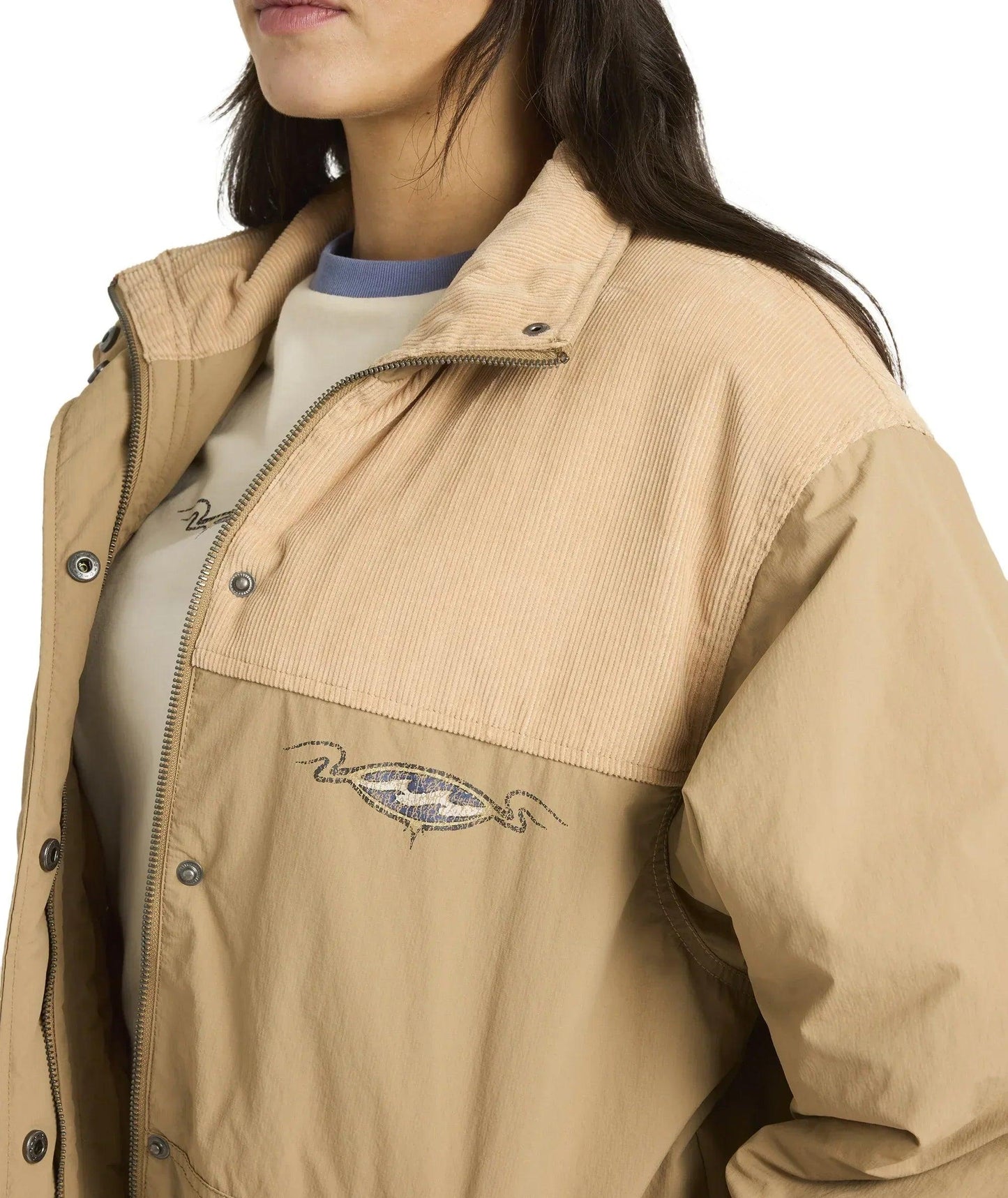 Billabong The Original Vibes 2 Jacket - Cement - Guys & Girls Surf n Street