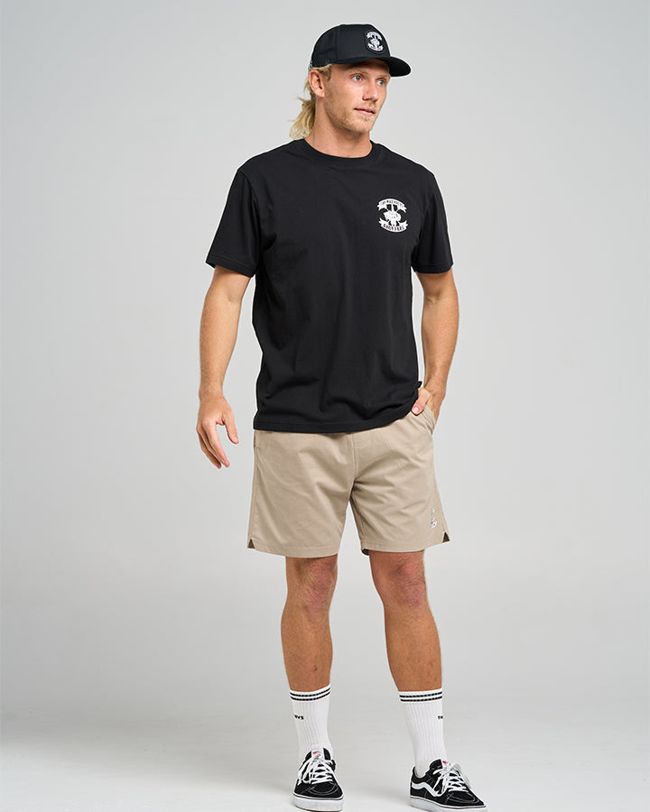The Mad Hueys  Ahoy Fkrs Storm SS Tee - Black