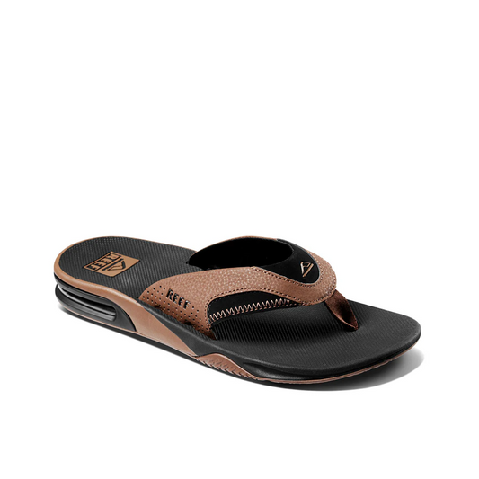Reef Fanning Thong -  Black / Tan