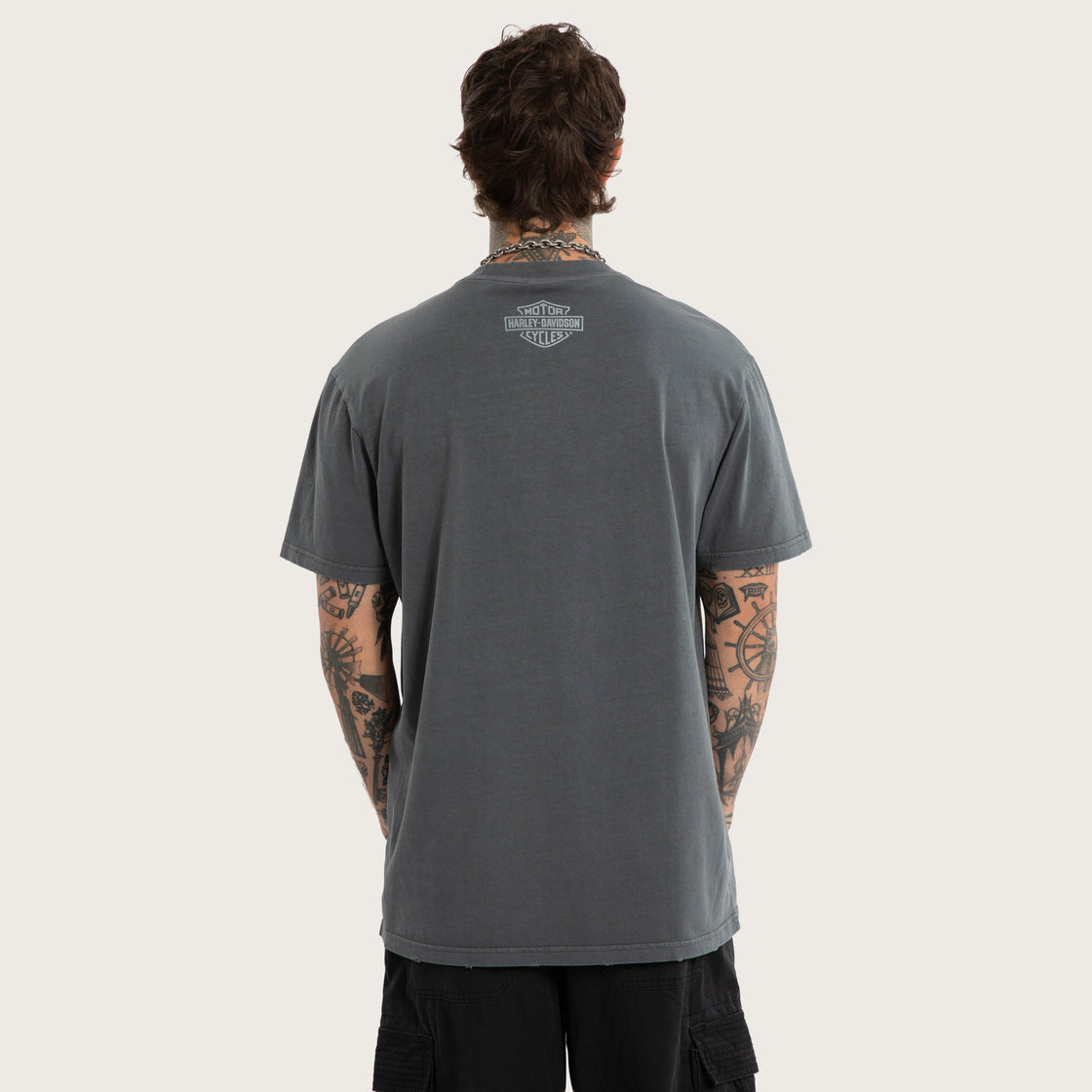 Harley-Davidson x Kiss Chacey Downshift Relaxed Tee - Pigment Turbulence