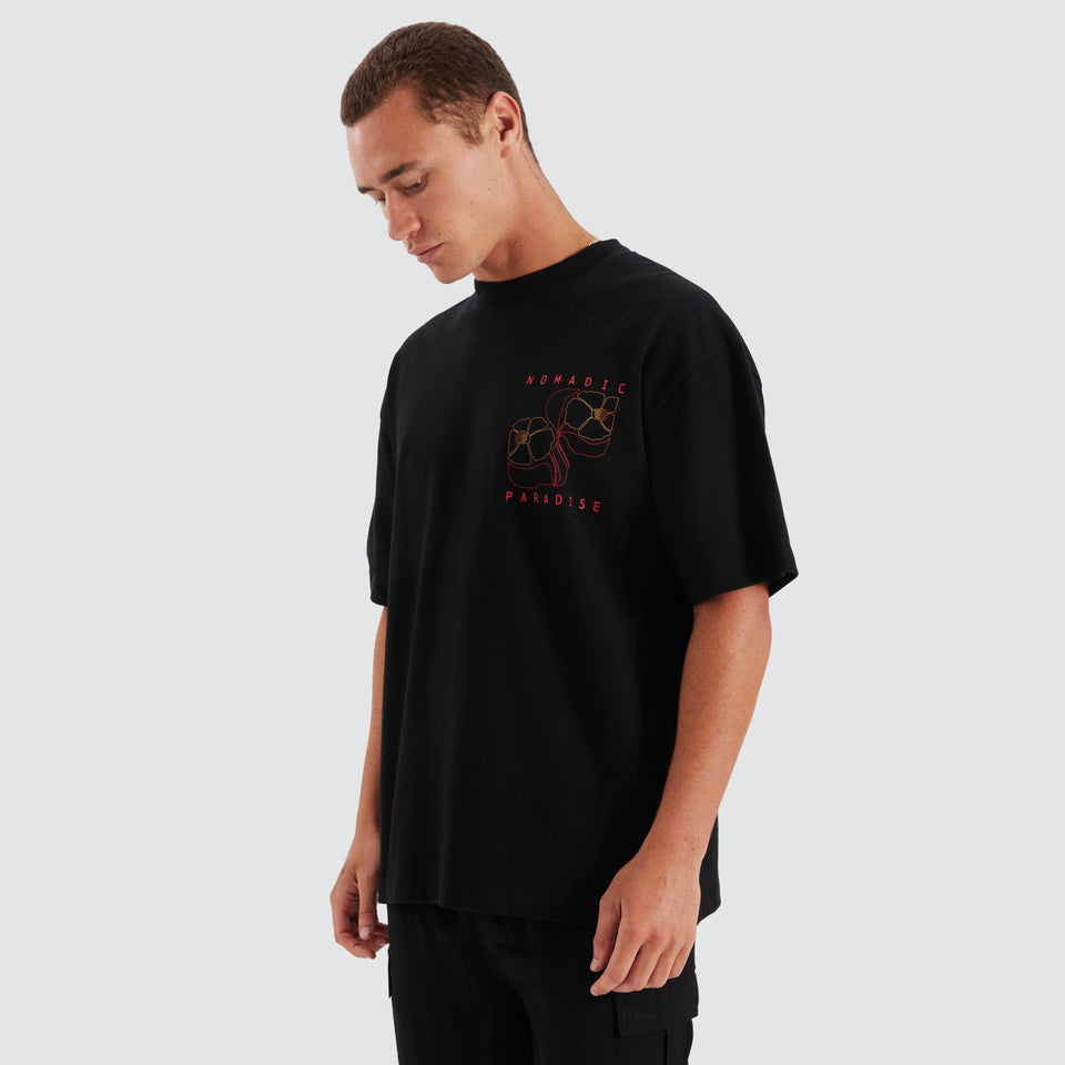 Nomadic Paradise Pollen Street Tee - Jet Black