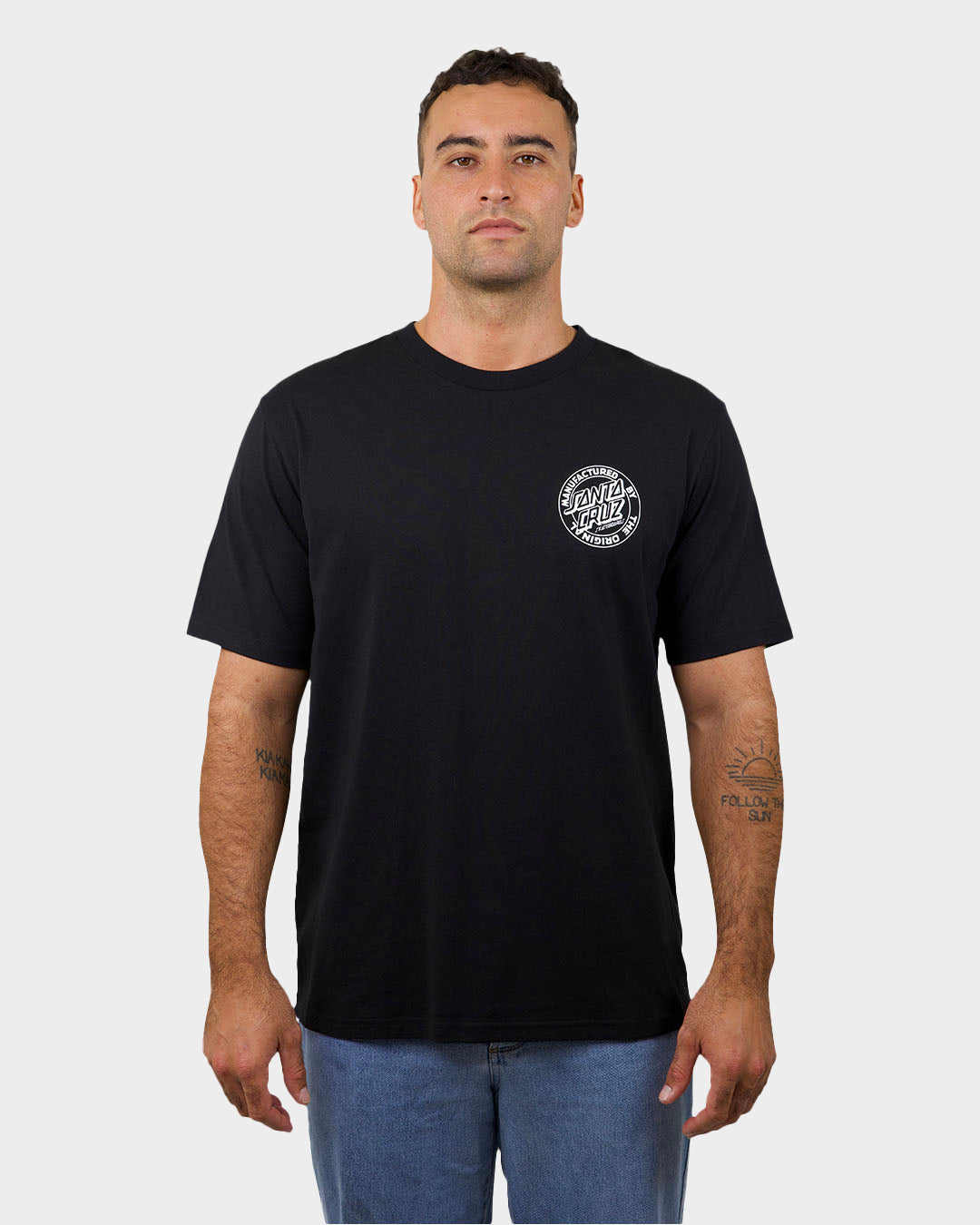 Santa Cruz OS MFG Dot Tee - Black