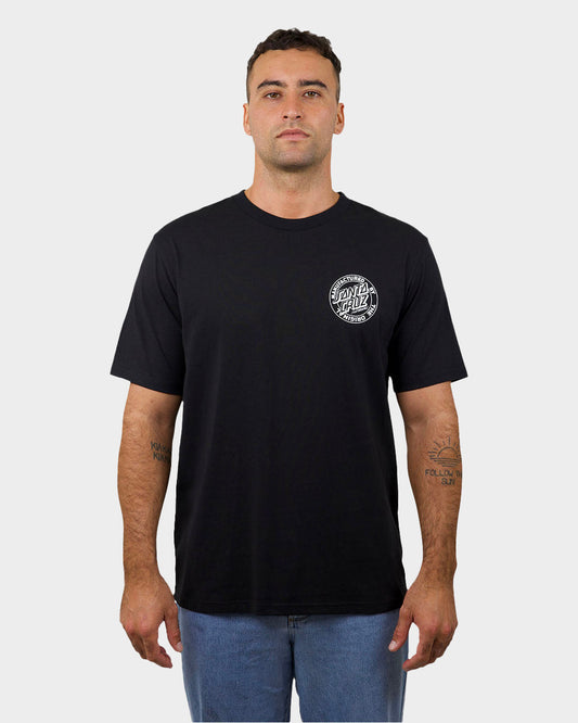Santa Cruz OS MFG Dot Tee - Black