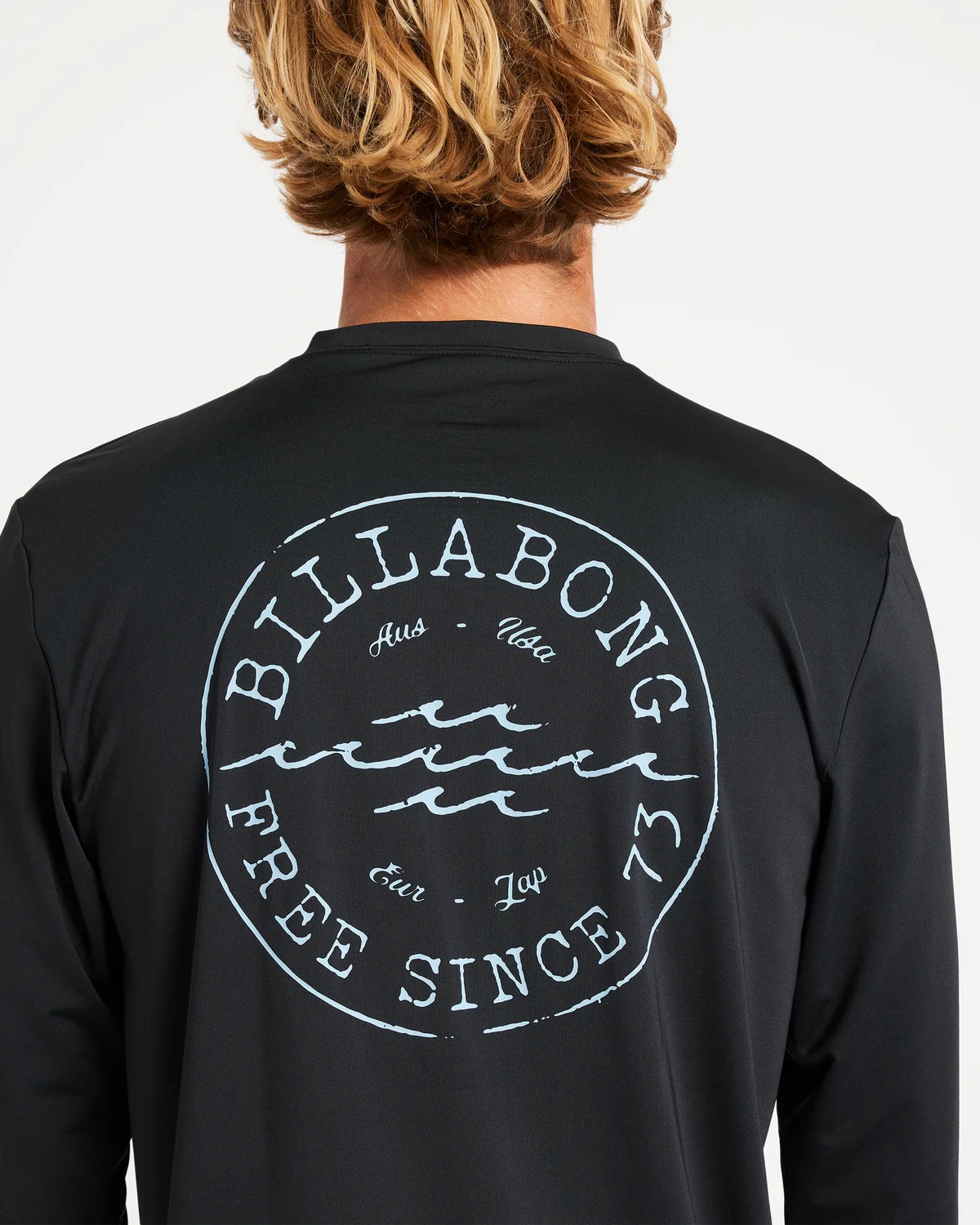 Billabong Big Wave Daz Long Sleeve Rash Vest - Black
