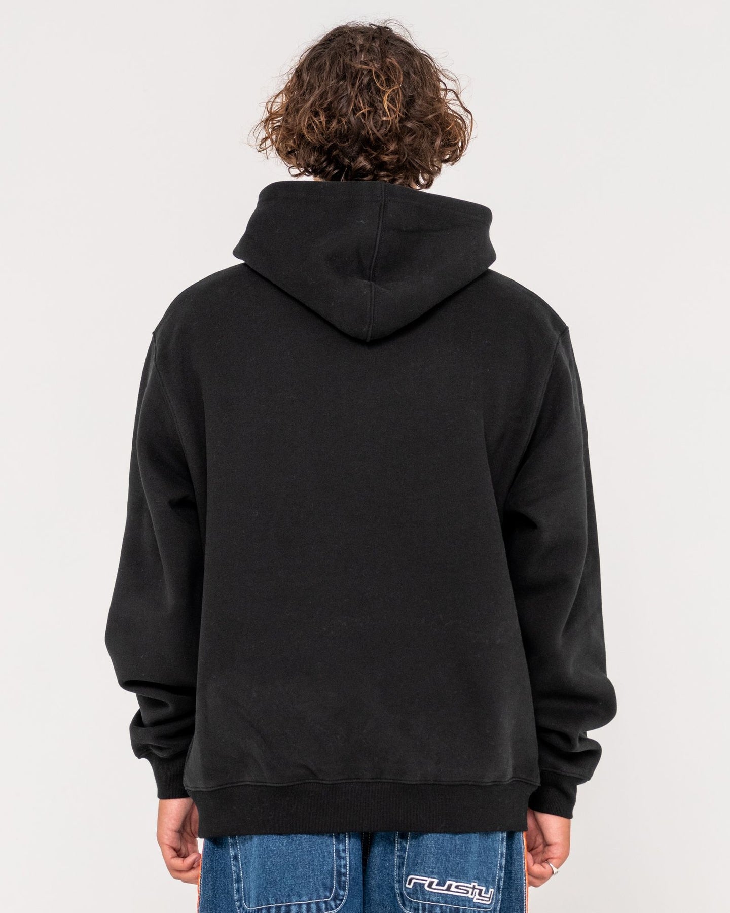 Rusty Flip Daddy Hooded Fleece - Black