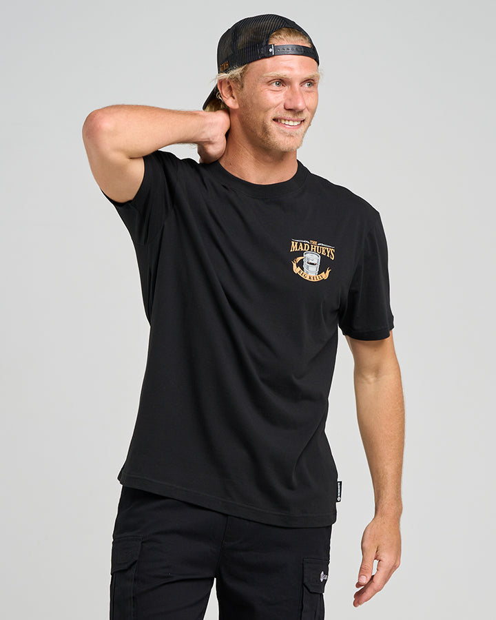 The Mad Hueys  Such Is Beer SS Tee - Black