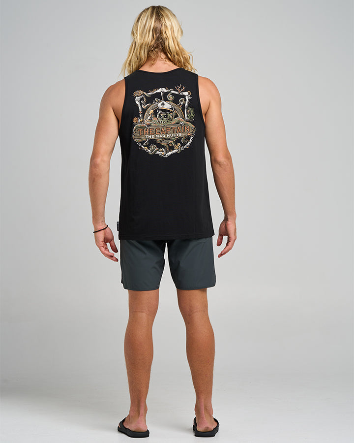 The Mad Hueys  The Sea Captain Tank - Black