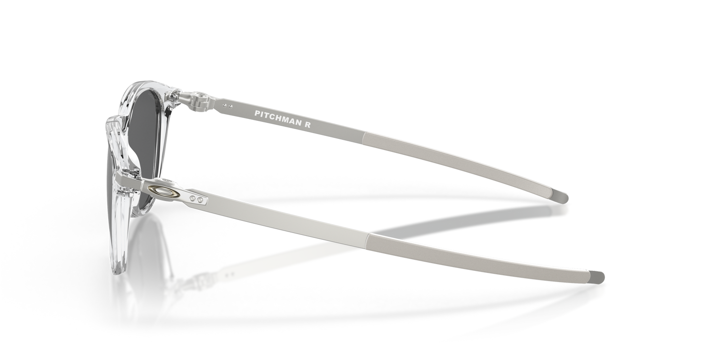 Oakley Pitchman R - Polished Clear With Prizm Black Lenses