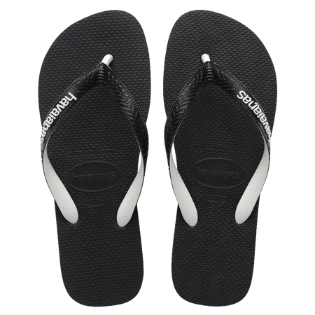 Havaianas Top Mix Thongs -  Black/Black