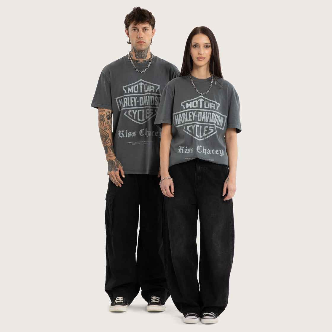 Harley-Davidson x Kiss Chacey Downshift Relaxed Tee - Pigment Turbulence