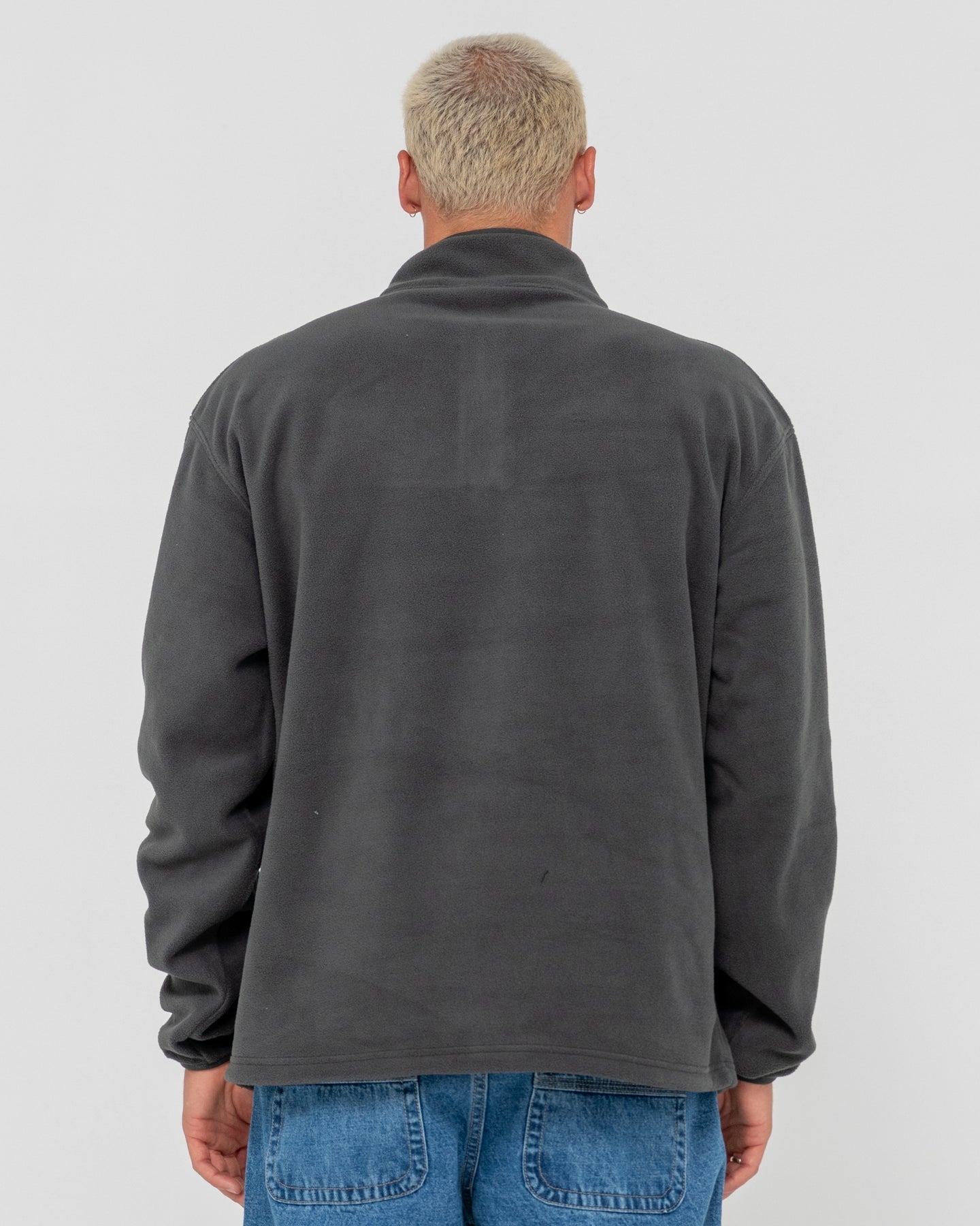 Rusty Core Division Polar Fleece Quarter Zip - Coal