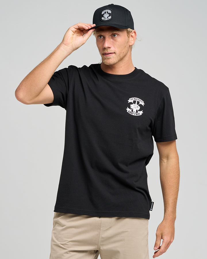 The Mad Hueys  Ahoy Fkrs Storm SS Tee - Black
