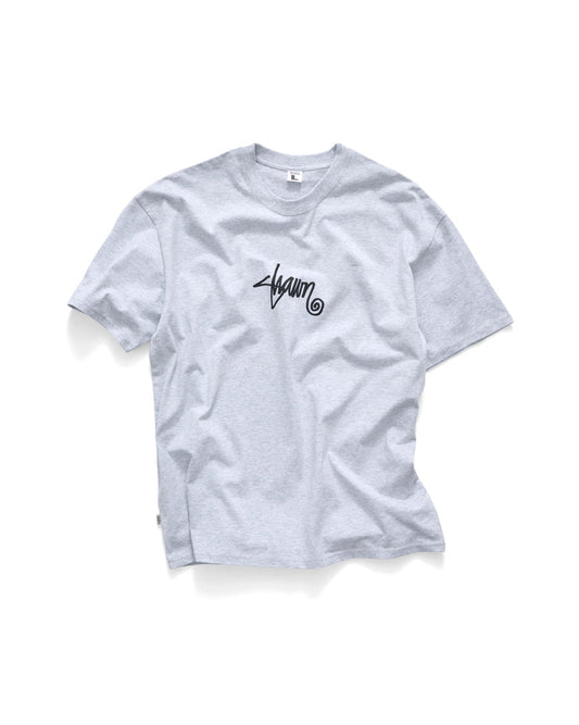 S-Double Small Stock Tee - Ash Heather