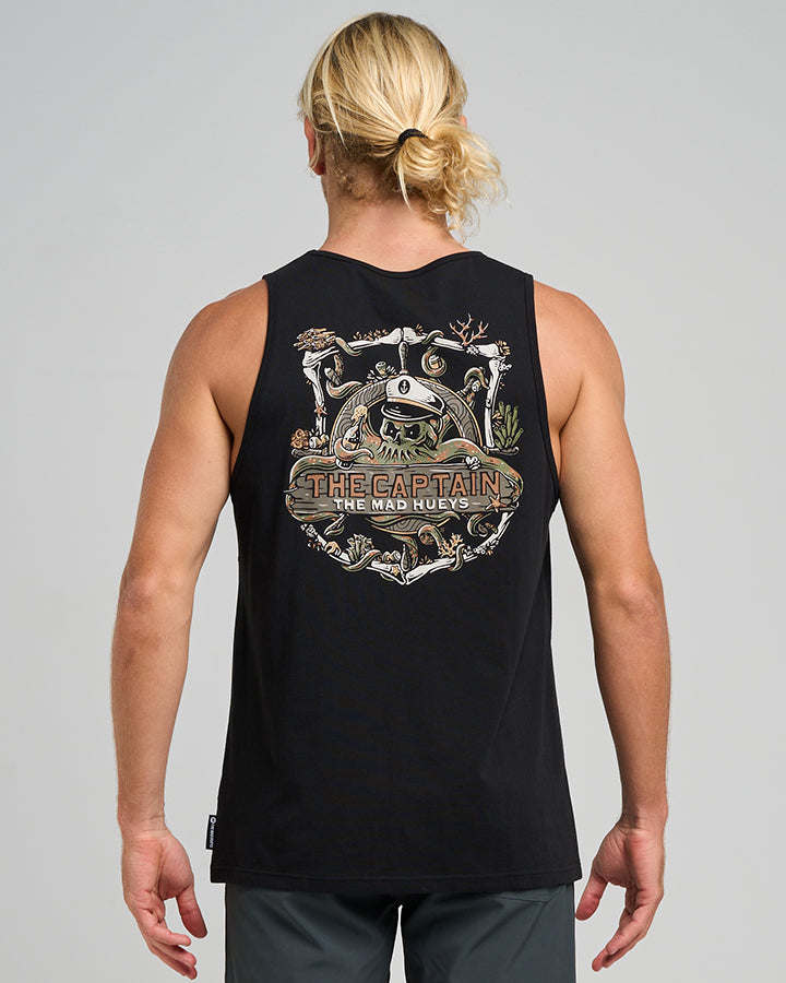The Mad Hueys  The Sea Captain Tank - Black