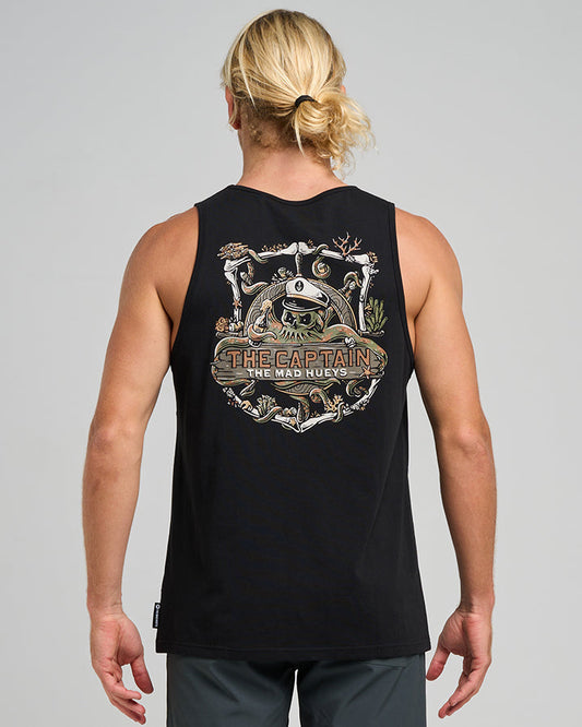 The Mad Hueys  The Sea Captain Tank - Black