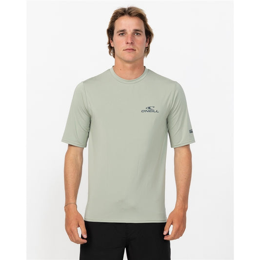 O'Neill Clean & Mean Short Sleeve Rash Tee - Seagrass