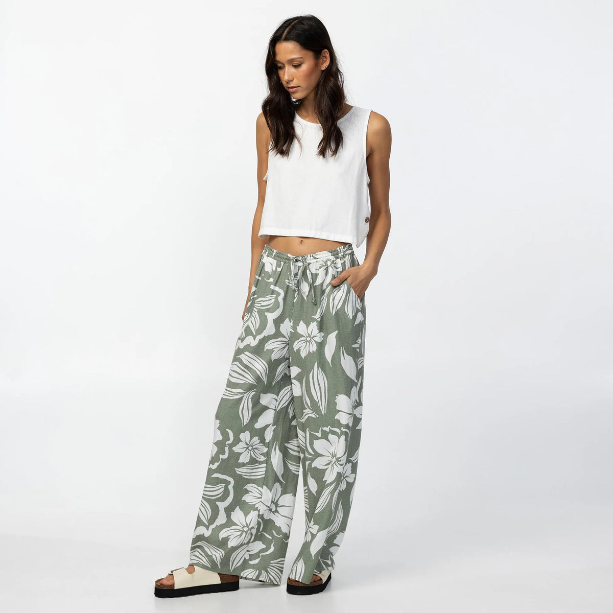 O'Neill Rosalie Floral Pant - Sea Spray