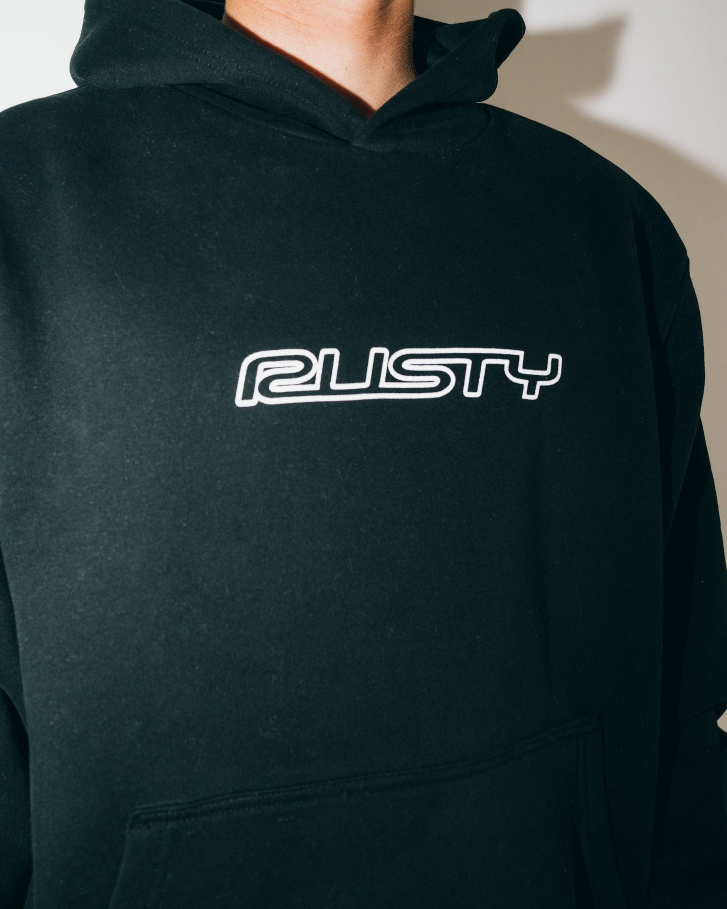 Rusty Flip Daddy Hooded Fleece - Black