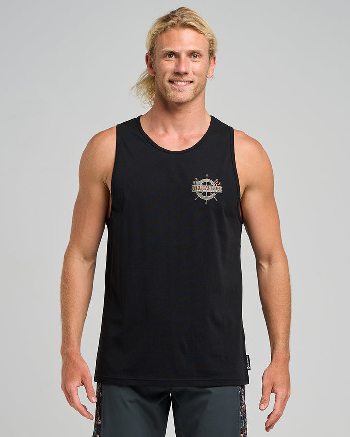 The Mad Hueys  The Sea Captain Tank - Black