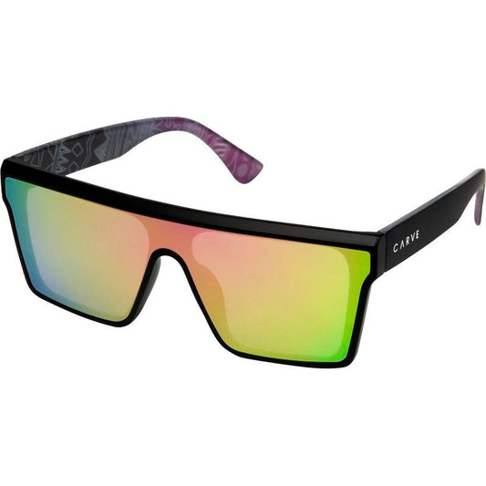Carve Royale - Matt Black Pink Iridium Lens