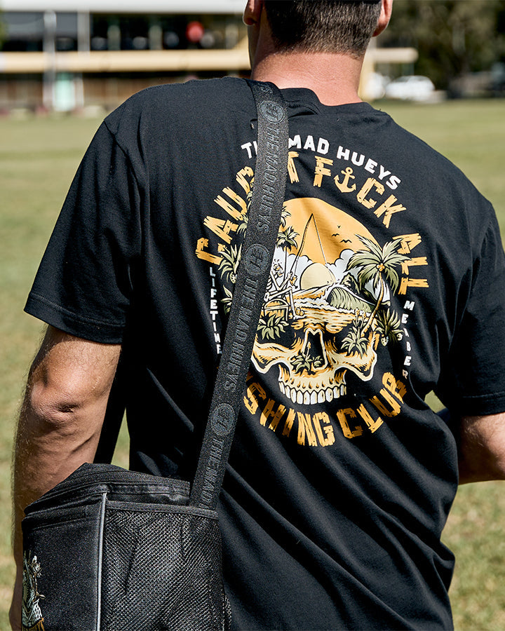 The Mad Hueys  Caught Fk All Island SS Tee - Black