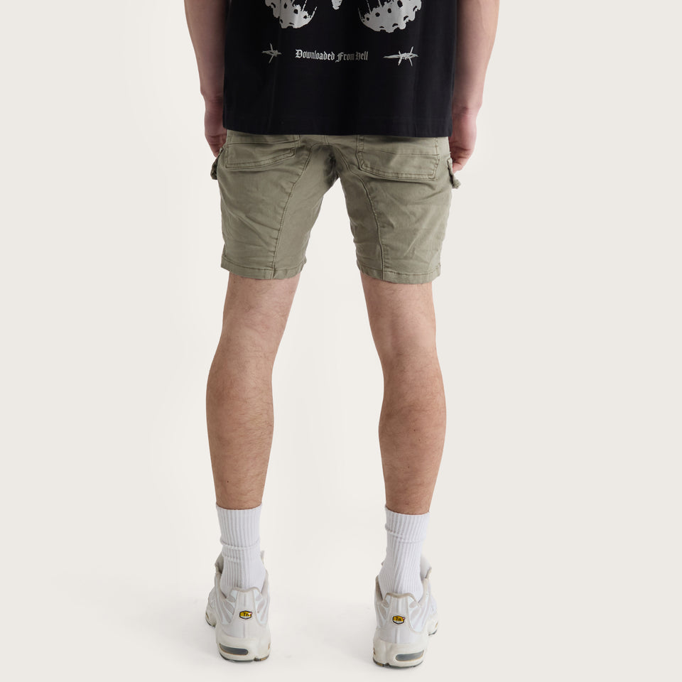 Kiss Chacey Salem Cargo Short - Vintage Khaki