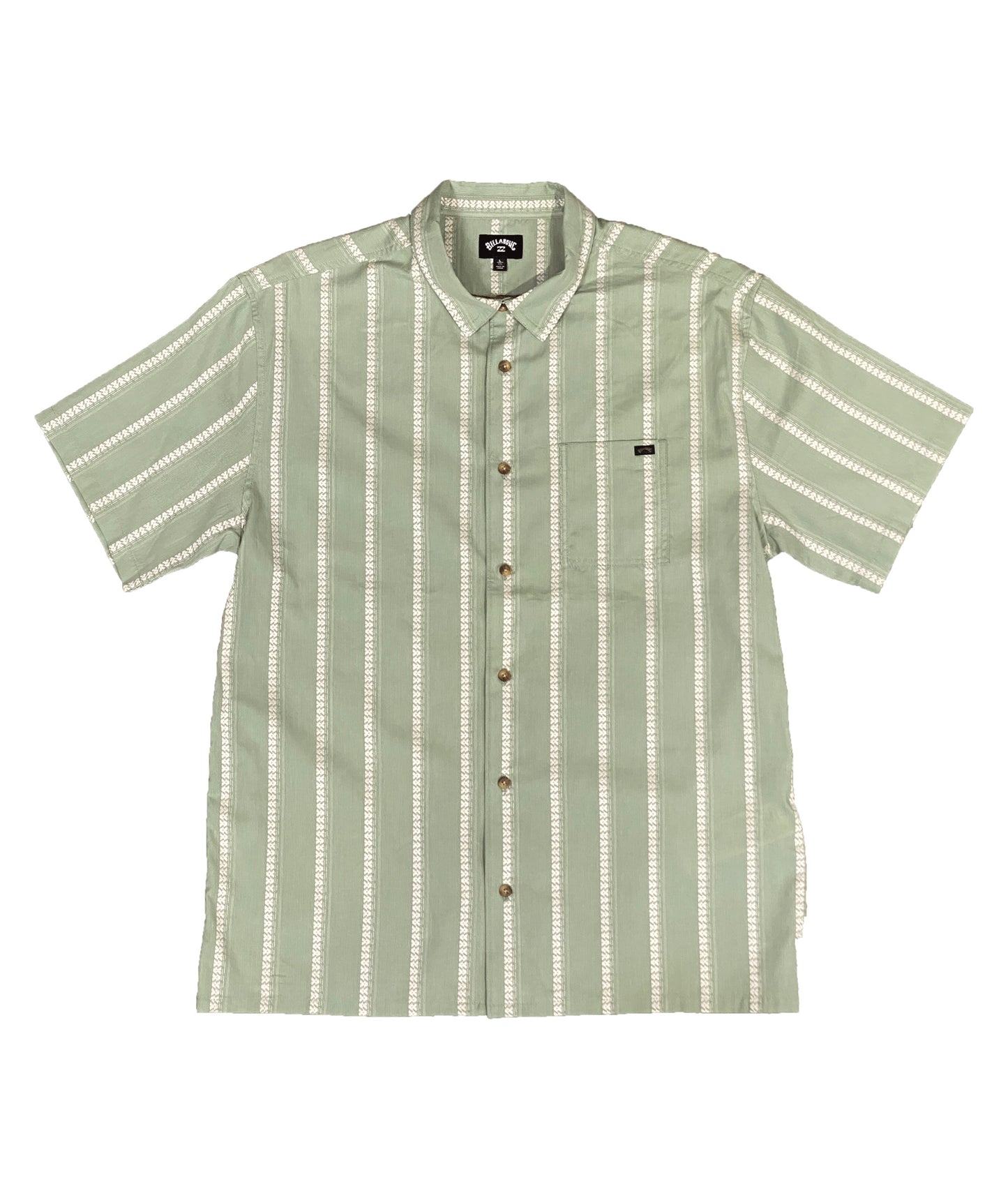 Billabong Sundays Jacquard Short Sleeve Shirt - Mist Green