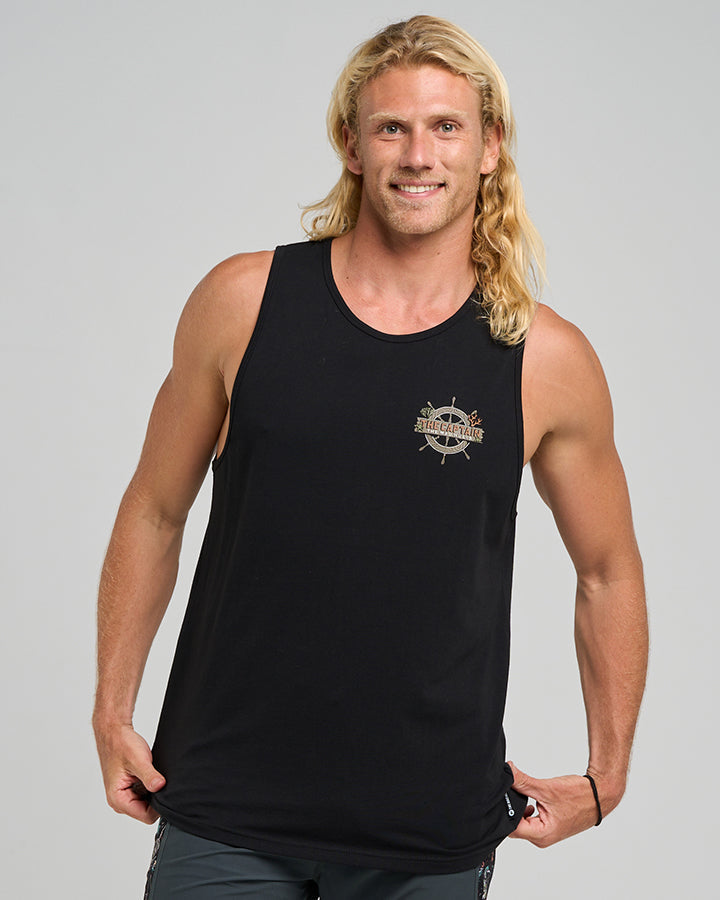 The Mad Hueys  The Sea Captain Tank - Black