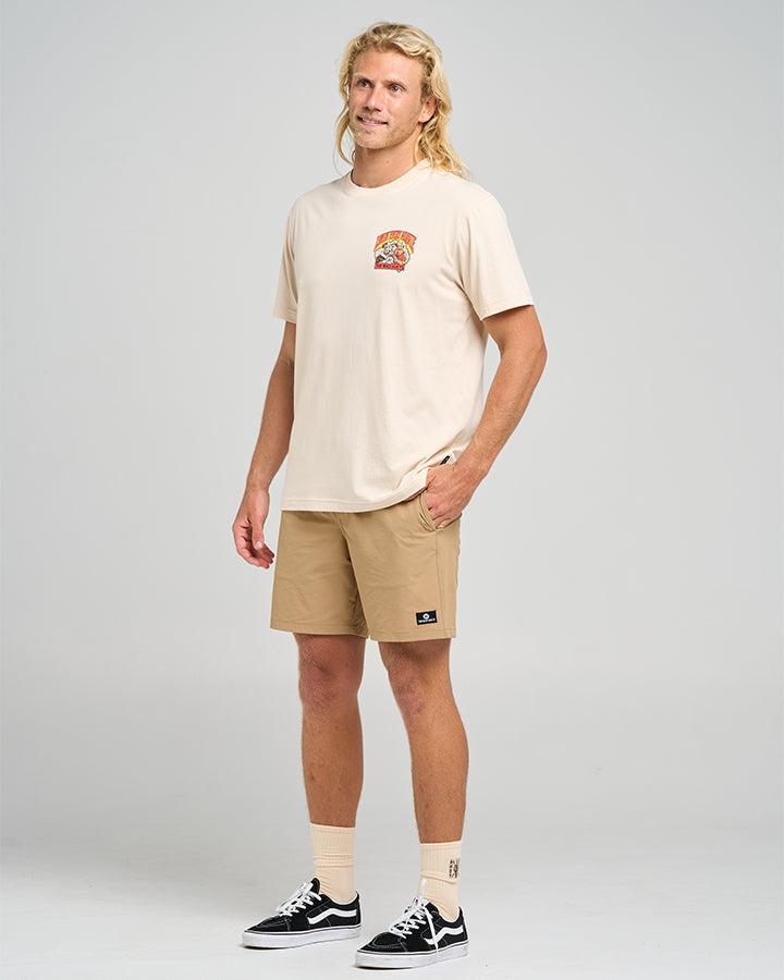 The Mad Hueys  Oz Straya SS Tee - Cement