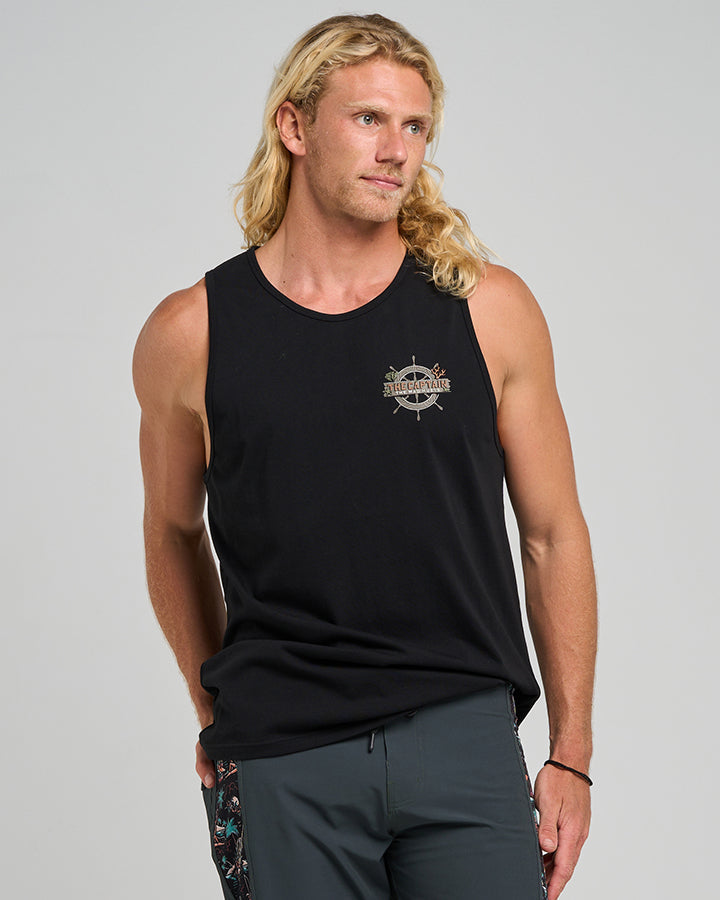 The Mad Hueys  The Sea Captain Tank - Black