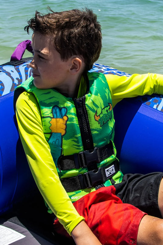 Jetpilot Cause Boys F/E Youth Eco Vest - Green
