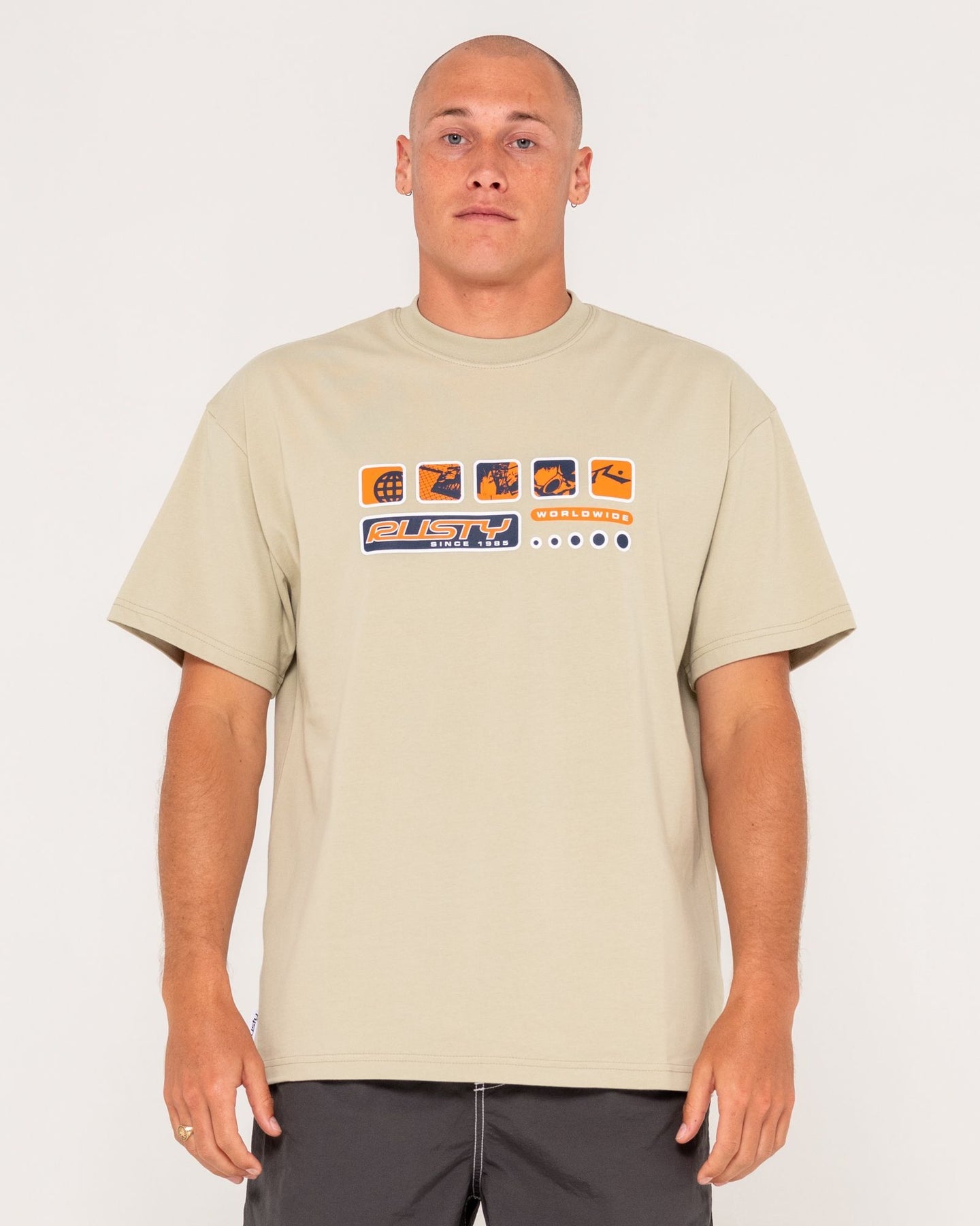 Rusty Second Summer Tee - Abbey Stone