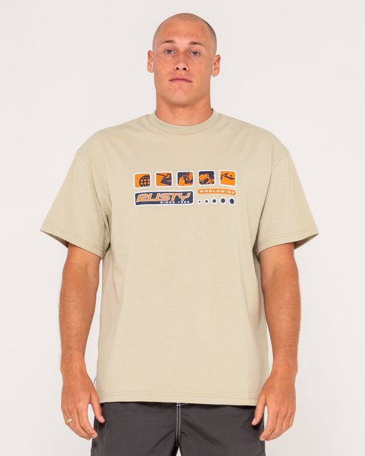 Rusty Second Summer Tee - Abbey Stone