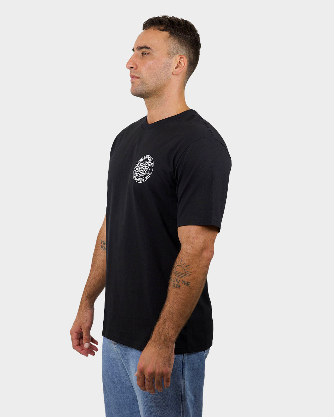 Santa Cruz OS MFG Dot Tee - Black