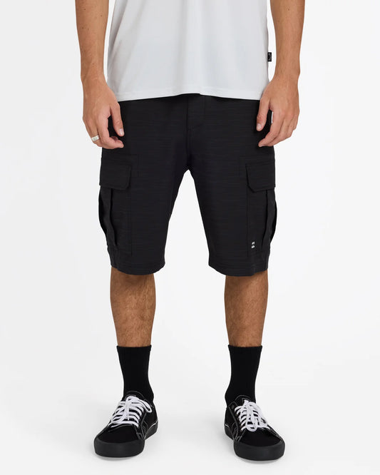 Billabong Scheme X Hybrid Cargo Shorts - Black