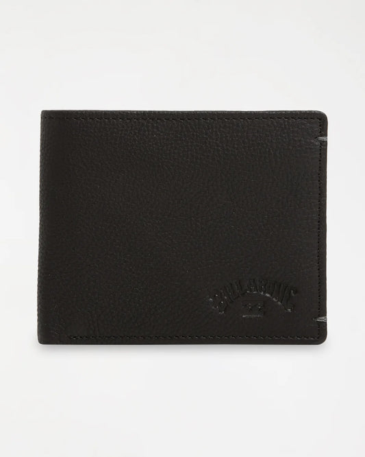 Billabong Rockaway 2-In-1 Leather Wallet - Black