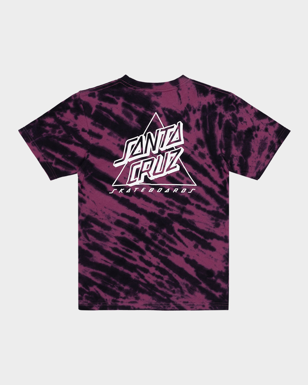 Santa Cruz Not A Dot Hollow Tee - Maroon Tie Dye