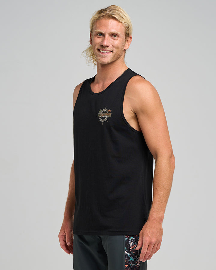 The Mad Hueys  The Sea Captain Tank - Black