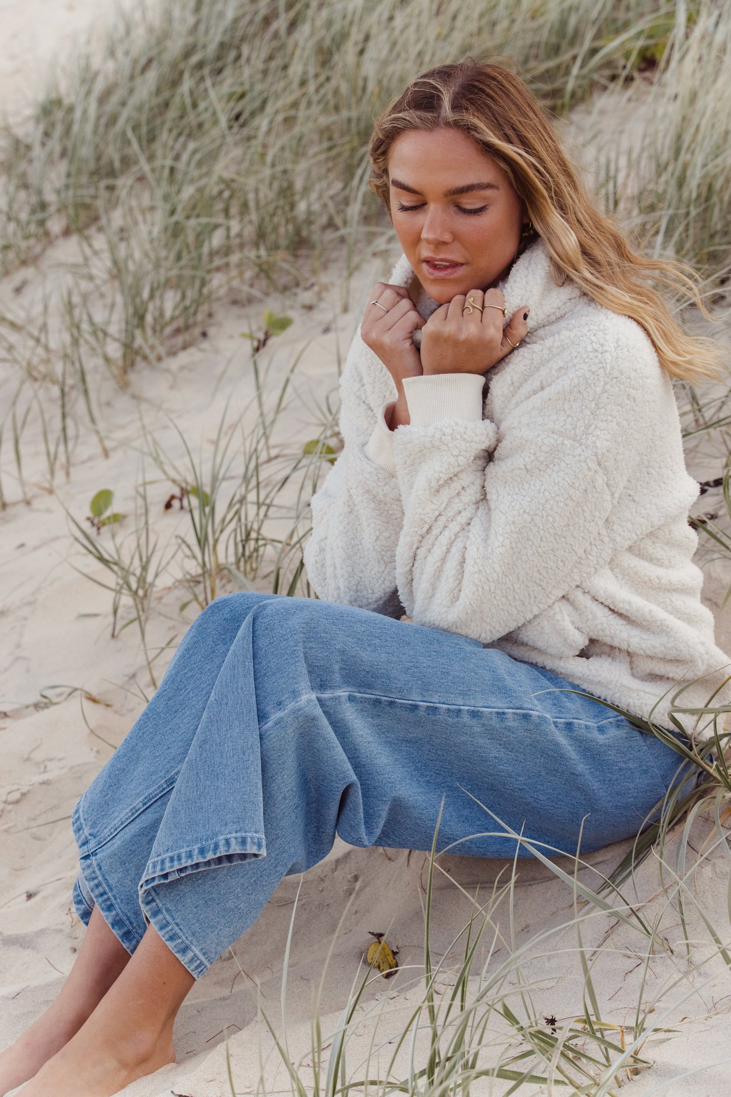 Carve Jasper Womens Pullover Hoodie - Natural Beige