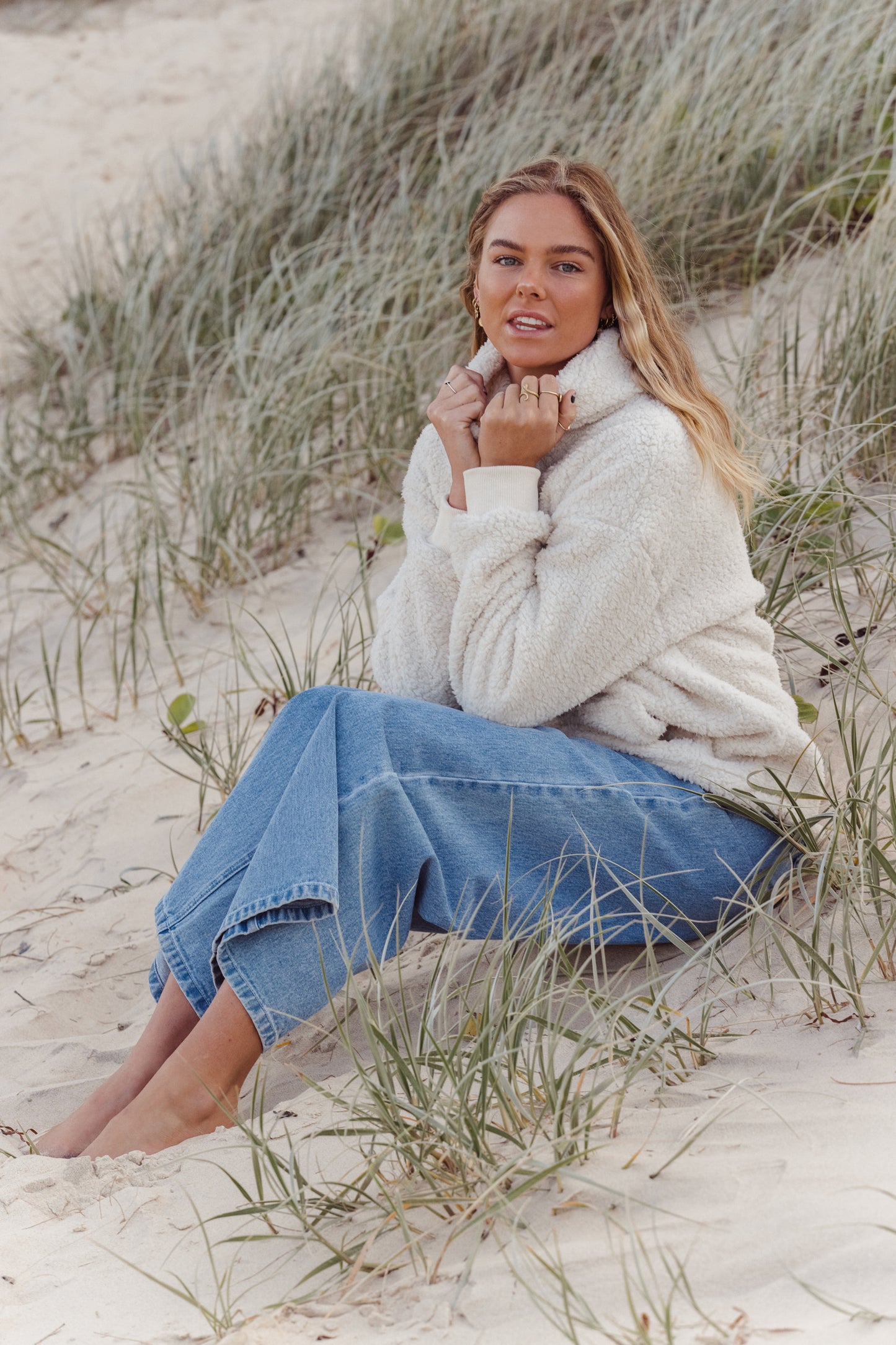 Carve Jasper Womens Pullover Hoodie - Natural Beige