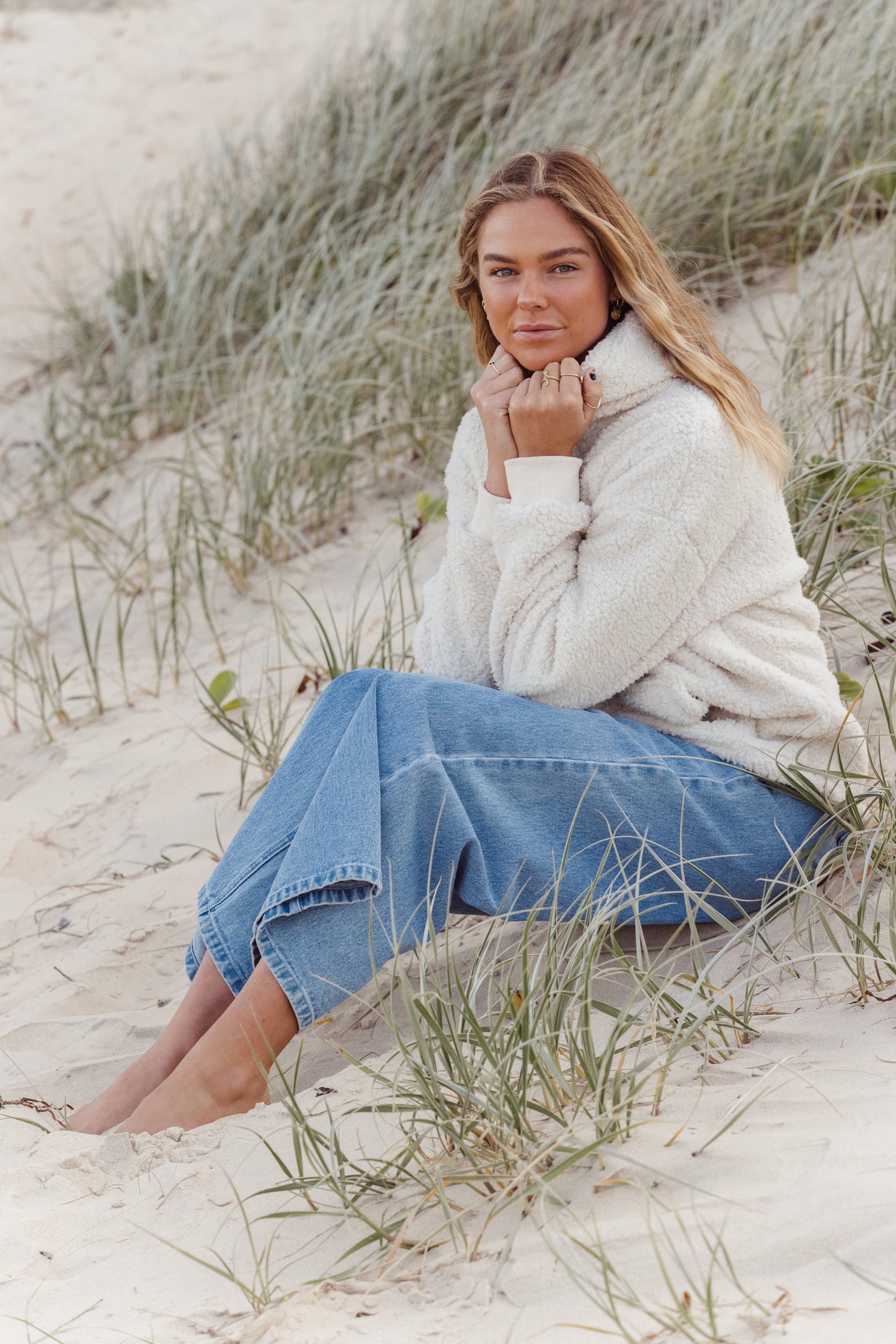 Carve Jasper Womens Pullover Hoodie - Natural Beige