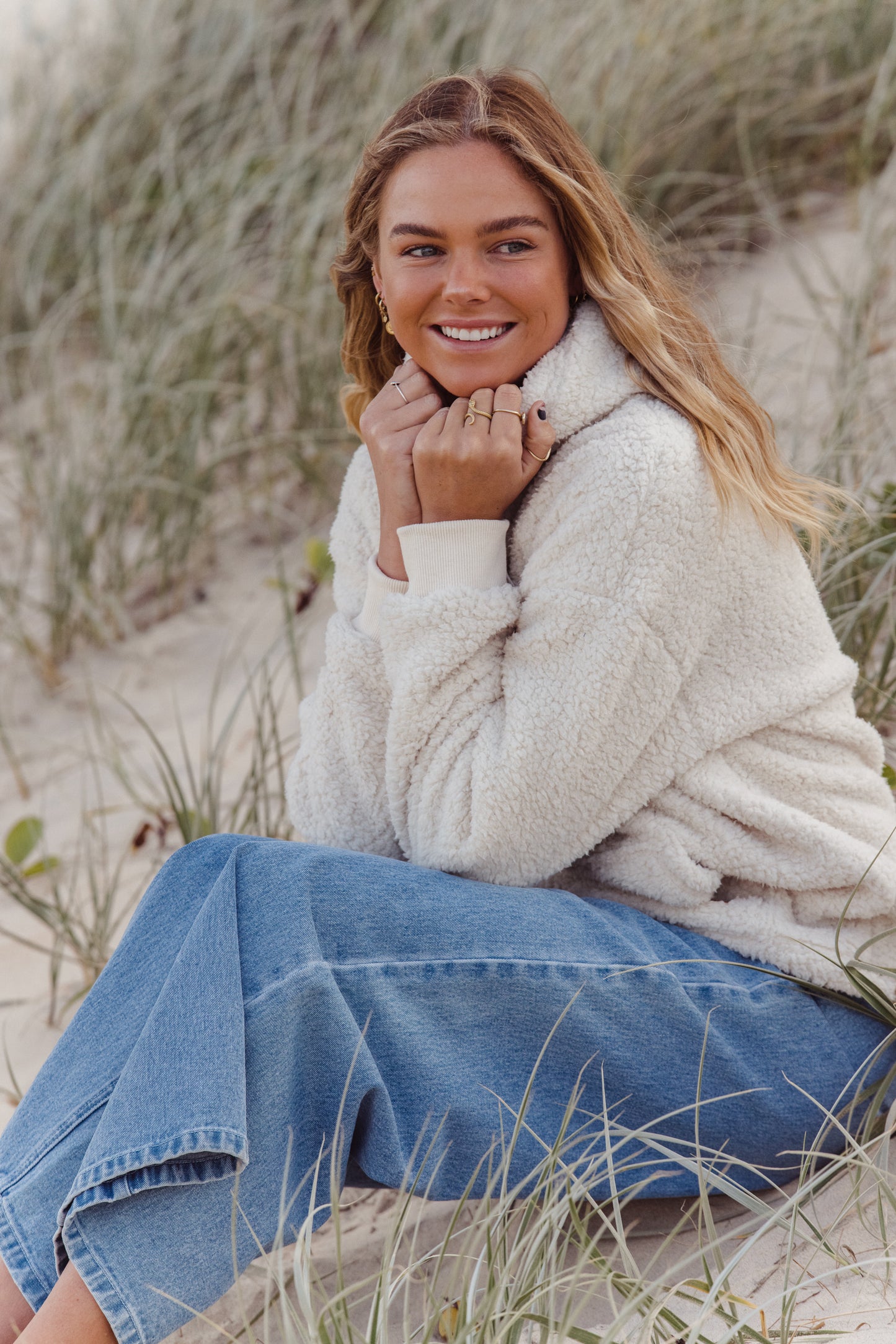 Carve Jasper Womens Pullover Hoodie - Natural Beige