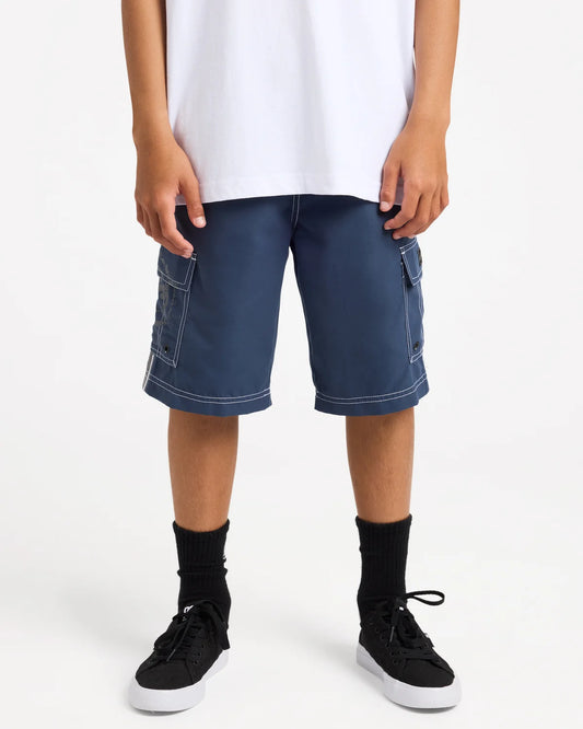 Billabong Boys Throw On - Dusty Indigo