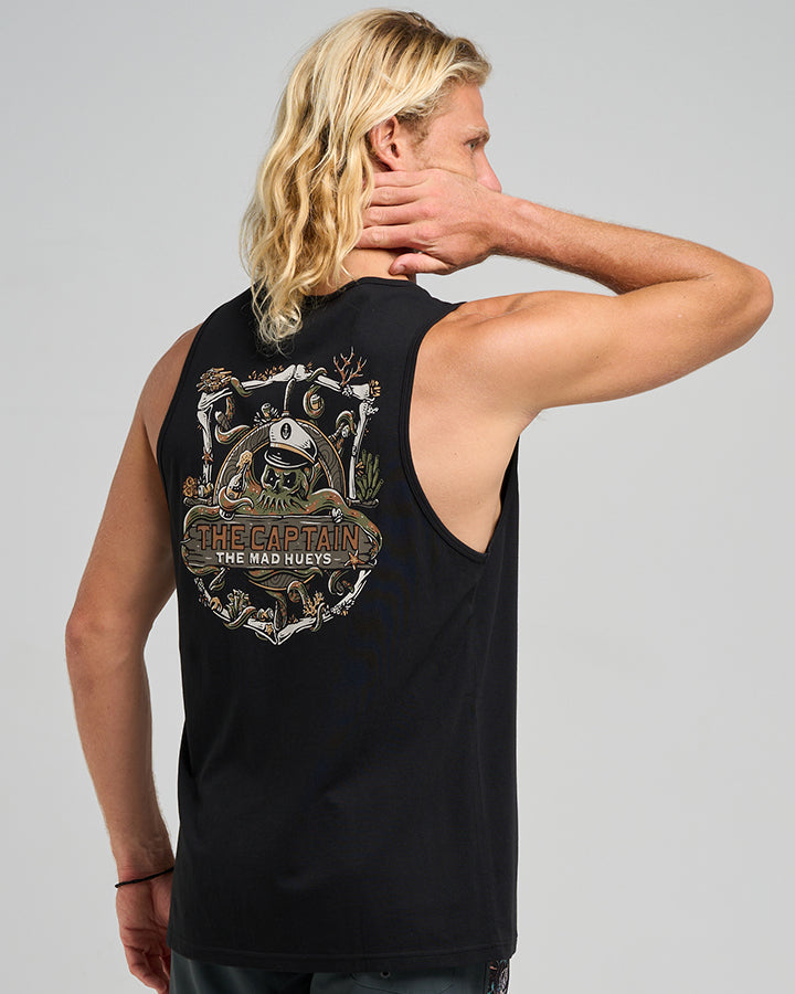The Mad Hueys  The Sea Captain Tank - Black
